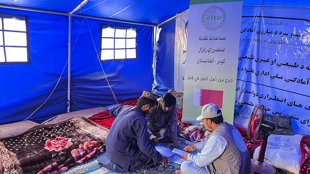 Cash Assistance for 51 Vulnerable Families, Kunar earthquake - OTED