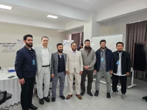 Dr Hayatullah Atid, with OTED Staff